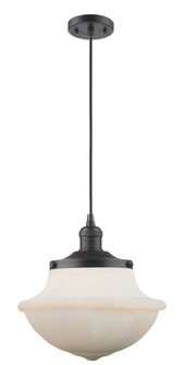 Oxford - 1 Light - 12 inch - Oil Rubbed Bronze - Cord hung - Mini Pendant (3442|201C-OB-G541-LED)
