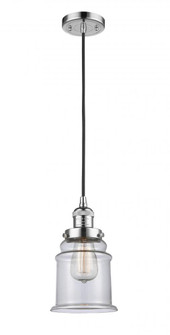Canton - 1 Light - 6 inch - Polished Chrome - Cord hung - Mini Pendant (3442|201C-PC-G182-LED)