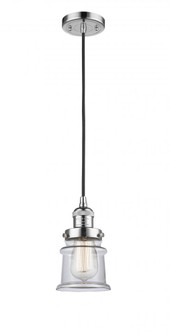 Canton - 1 Light - 5 inch - Polished Chrome - Cord hung - Mini Pendant (3442|201C-PC-G182S-LED)