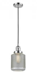 Stanton - 1 Light - 6 inch - Polished Chrome - Cord hung - Mini Pendant (3442|201C-PC-G262)