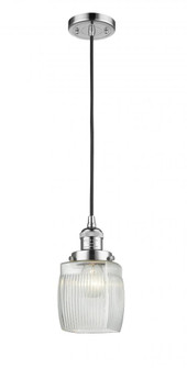 Colton - 1 Light - 6 inch - Polished Chrome - Cord hung - Mini Pendant (3442|201C-PC-G302-LED)