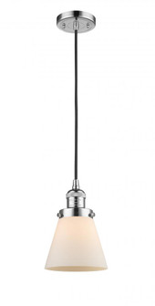 Cone - 1 Light - 6 inch - Polished Chrome - Cord hung - Mini Pendant (3442|201C-PC-G61-LED)
