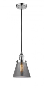 Cone - 1 Light - 6 inch - Polished Chrome - Cord hung - Mini Pendant (3442|201C-PC-G63)