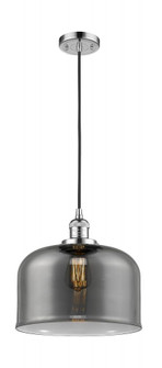 Bell - 1 Light - 12 inch - Polished Chrome - Cord hung - Mini Pendant (3442|201C-PC-G73-L-LED)