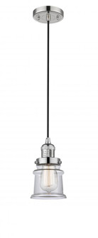 Canton - 1 Light - 5 inch - Polished Nickel - Cord hung - Mini Pendant (3442|201C-PN-G182S-LED)