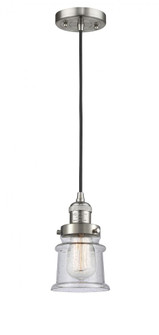 Canton - 1 Light - 5 inch - Brushed Satin Nickel - Cord hung - Mini Pendant (3442|201C-SN-G184S)