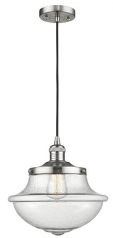 Oxford - 1 Light - 12 inch - Brushed Satin Nickel - Cord hung - Mini Pendant (3442|201C-SN-G544-LED)