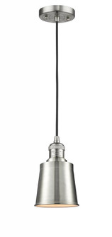 Addison - 1 Light - 5 inch - Brushed Satin Nickel - Cord hung - Mini Pendant (3442|201C-SN-M9-SN)