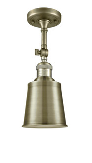 Addison - 1 Light - 5 inch - Antique Brass - Adjustable Semi-Flush Mount (3442|201F-AB-M9-AB)