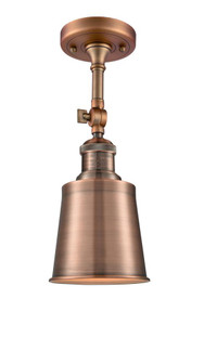 Addison - 1 Light - 5 inch - Antique Copper - Adjustable Semi-Flush Mount (3442|201F-AC-M9-AC)