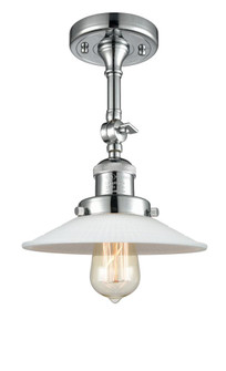 Halophane - 1 Light - 9 inch - Polished Chrome - Adjustable Semi-Flush Mount (3442|201F-PC-G1)