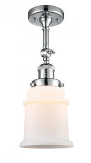 Canton - 1 Light - 6 inch - Polished Chrome - Adjustable Semi-Flush Mount (3442|201F-PC-G181)