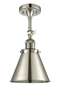 Appalachian - 1 Light - 8 inch - Polished Nickel - Semi-Flush Mount (3442|201F-PN-M13-PN-LED)