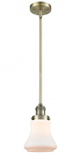 Bellmont - 1 Light - 7 inch - Antique Brass - Stem Hung - Mini Pendant (3442|201S-AB-G191)