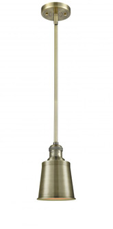 Addison - 1 Light - 5 inch - Antique Brass - Stem Hung - Mini Pendant (3442|201S-AB-M9-AB-LED)