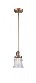 Canton - 1 Light - 5 inch - Antique Copper - Stem Hung - Mini Pendant (3442|201S-AC-G184S-LED)