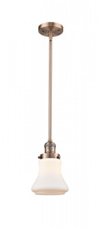 Bellmont - 1 Light - 7 inch - Antique Copper - Stem Hung - Mini Pendant (3442|201S-AC-G191-LED)