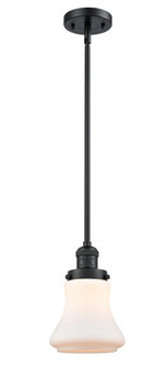 Bellmont - 1 Light - 7 inch - Matte Black - Stem Hung - Mini Pendant (3442|201S-BK-G191)