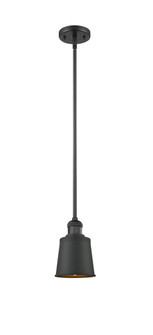 Addison - 1 Light - 5 inch - Matte Black - Stem Hung - Mini Pendant (3442|201S-BK-M9-BK)