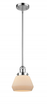 Fulton - 1 Light - 7 inch - Polished Chrome - Stem Hung - Mini Pendant (3442|201S-PC-G171-LED)