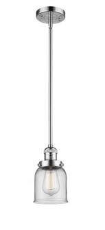 Bell - 1 Light - 5 inch - Polished Chrome - Stem Hung - Mini Pendant (3442|201S-PC-G52)