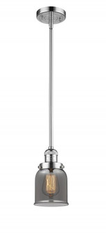 Bell - 1 Light - 5 inch - Polished Chrome - Stem Hung - Mini Pendant (3442|201S-PC-G53)