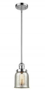 Bell - 1 Light - 5 inch - Polished Chrome - Stem Hung - Mini Pendant (3442|201S-PC-G58-LED)