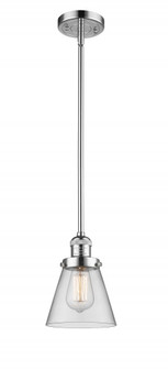 Cone - 1 Light - 6 inch - Polished Chrome - Stem Hung - Mini Pendant (3442|201S-PC-G62-LED)