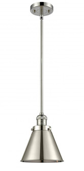 Appalachian - 1 Light - 8 inch - Polished Nickel - Stem Hung - Mini Pendant (3442|201S-PN-M13-PN)