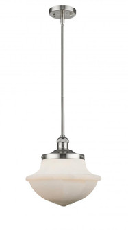 Oxford - 1 Light - 12 inch - Brushed Satin Nickel - Stem Hung - Mini Pendant (3442|201S-SN-G541-LED)