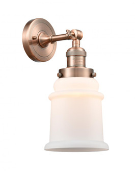 Canton - 1 Light - 7 inch - Antique Copper - Adjustable Sconce (3442|203-AC-G181-LED)