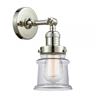 Canton - 1 Light - 5 inch - Polished Nickel - Adjustable Sconce (3442|203-PN-G182S)