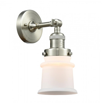 Canton - 1 Light - 5 inch - Brushed Satin Nickel - Adjustable Sconce (3442|203-SN-G181S-LED)