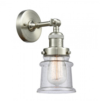 Canton - 1 Light - 5 inch - Brushed Satin Nickel - Sconce (3442|203-SN-G184S-LED)