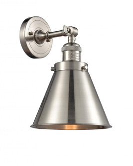 Appalachian - 1 Light - 8 inch - Brushed Satin Nickel - Sconce (3442|203-SN-M13-SN)