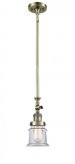 Canton - 1 Light - 5 inch - Antique Brass - Stem Hung - Adjustable Mini Pendant (3442|206-AB-G182S)