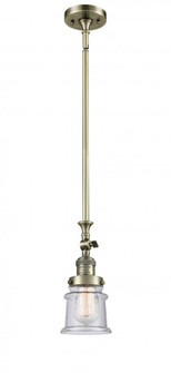 Canton - 1 Light - 5 inch - Antique Brass - Stem Hung - Adjustable Mini Pendant (3442|206-AB-G184S)