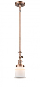 Canton - 1 Light - 5 inch - Antique Copper - Stem Hung - Adjustable Mini Pendant (3442|206-AC-G181S-LED)