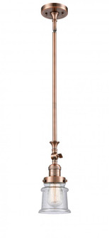 Canton - 1 Light - 5 inch - Antique Copper - Stem Hung - Adjustable Mini Pendant (3442|206-AC-G184S-LED)