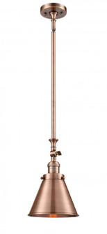 Appalachian - 1 Light - 8 inch - Antique Copper - Stem Hung - Mini Pendant (3442|206-AC-M13-AC)