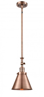 Appalachian - 1 Light - 8 inch - Antique Copper - Stem Hung - Adjustable Mini Pendant (3442|206-AC-M13-AC)