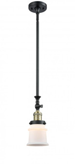 Canton - 1 Light - 5 inch - Black Antique Brass - Stem Hung - Adjustable Mini Pendant (3442|206-BAB-G181S-LED)
