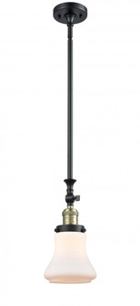 Bellmont - 1 Light - 6 inch - Black Antique Brass - Stem Hung - Adjustable Mini Pendant (3442|206-BAB-G191-LED)