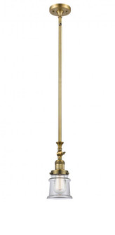 Canton - 1 Light - 5 inch - Brushed Brass - Stem Hung - Adjustable Mini Pendant (3442|206-BB-G182S-LED)