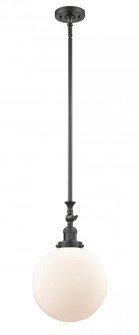 Beacon - 1 Light - 10 inch - Oil Rubbed Bronze - Stem Hung - Adjustable Mini Pendant (3442|206-OB-G201-10-LED)