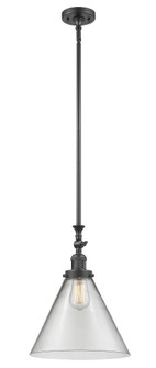 Cone - 1 Light - 12 inch - Oil Rubbed Bronze - Stem Hung - Adjustable Mini Pendant (3442|206-OB-G42-L)