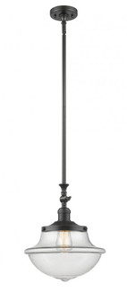 Oxford - 1 Light - 12 inch - Oil Rubbed Bronze - Stem Hung - Adjustable Mini Pendant (3442|206-OB-G542-LED)