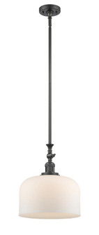 Bell - 1 Light - 12 inch - Oil Rubbed Bronze - Stem Hung - Adjustable Mini Pendant (3442|206-OB-G71-L)