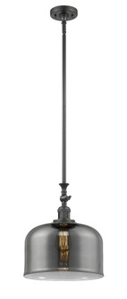 Bell - 1 Light - 12 inch - Oil Rubbed Bronze - Stem Hung - Adjustable Mini Pendant (3442|206-OB-G73-L)