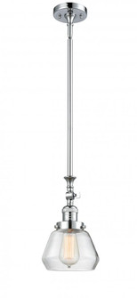 Fulton - 1 Light - 7 inch - Polished Chrome - Stem Hung - Adjustable Mini Pendant (3442|206-PC-G172)